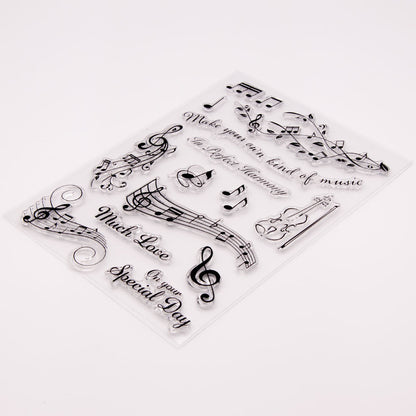 Music Note Clear Stamps