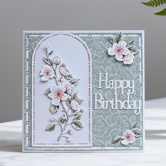 3D Flower Cutout Metal Cutting Dies