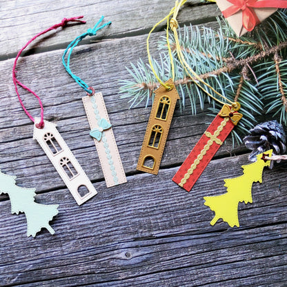 Christmas Bookmarks Metal Cutting Dies