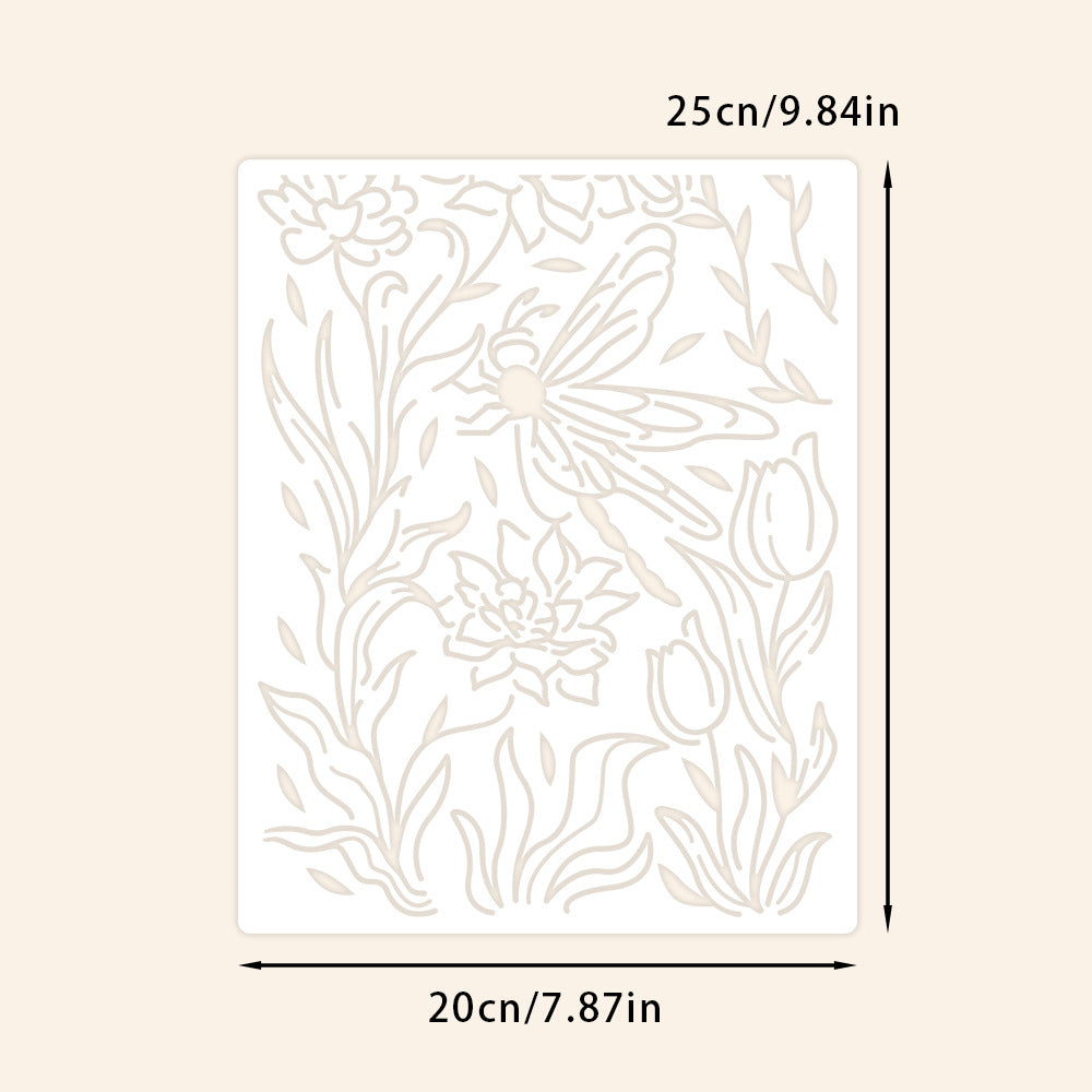 1 PC Decorative DIY Painting Hollow Stencil
