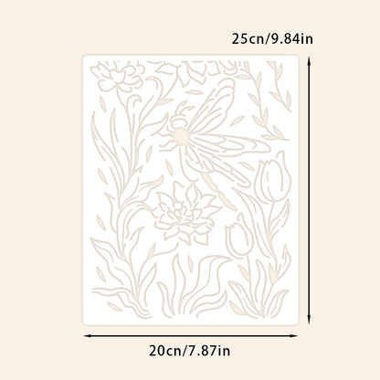 1 PC Decorative DIY Painting Hollow Stencil