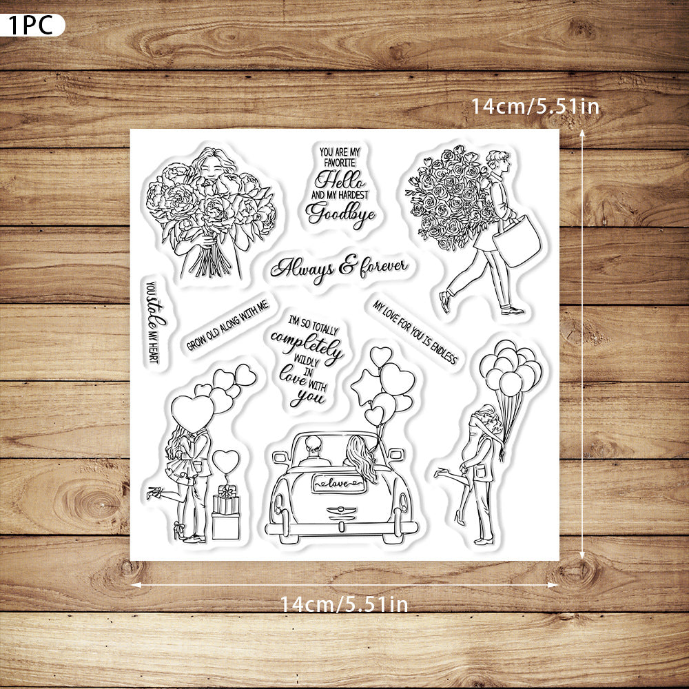 Valentine's Day Theme Clear Stamps
