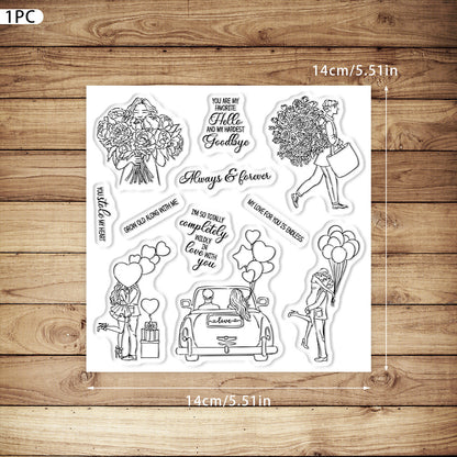 Valentine's Day Theme Clear Stamps