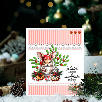 Christmas Animal Mugs Clear Stamps