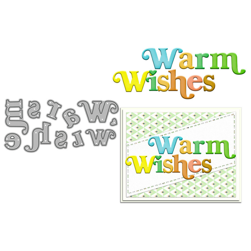 "Warm Wishes" Metal Cutting Dies