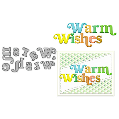 "Warm Wishes" Metal Cutting Dies