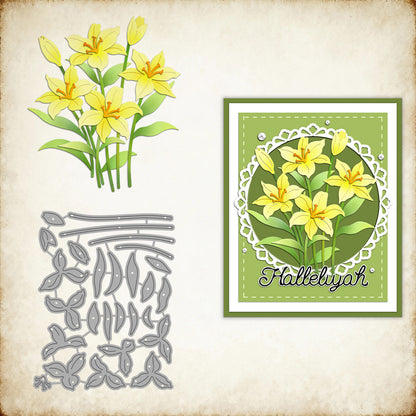 Beautiful Lilies Metal Cutting Dies