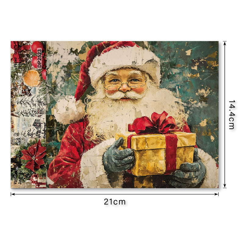 A5 Christmas Theme Journal Scrapbook Paper