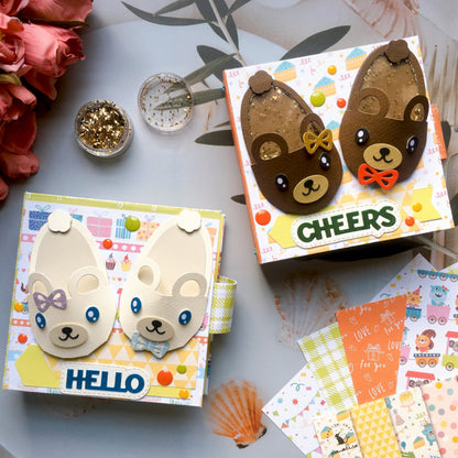 Cute Cartoon Slippers Metal Cutting Dies
