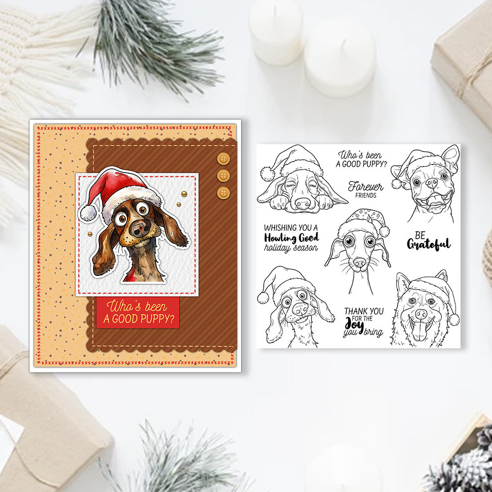 Christmas Dogs Dies & Stamps Set