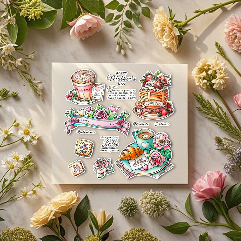 Festival Afternoon Tea Clear Stamps