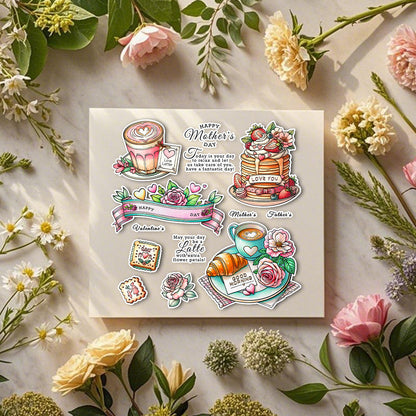 Festival Afternoon Tea Clear Stamps