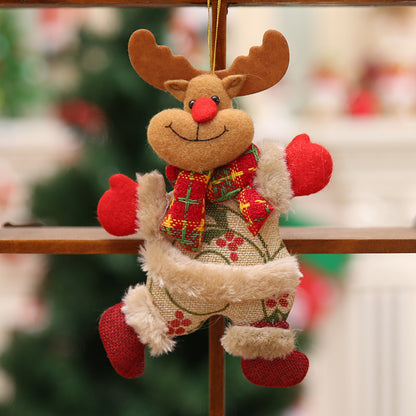 4Pcs Christmas Dolls Pendant Decorations