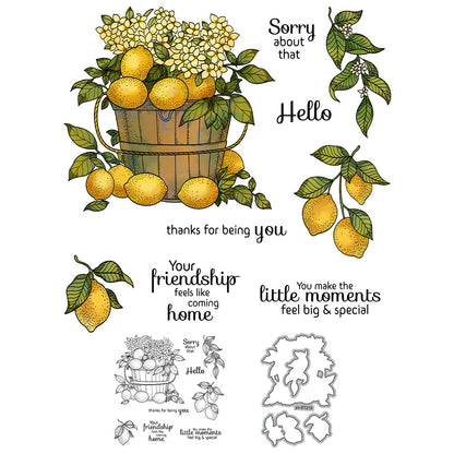 Fresh Lemons Dies & Stamps Set