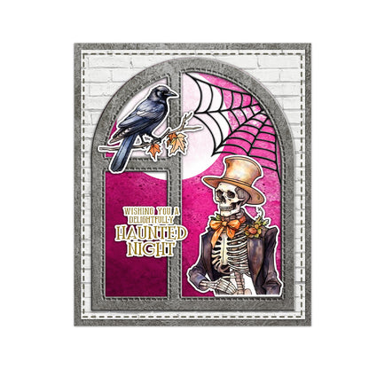 Halloween Skeleton Dies & Stamps Set