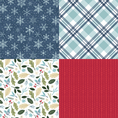 24PCS 6" Frosty Scrapbook Paper & Cardstock