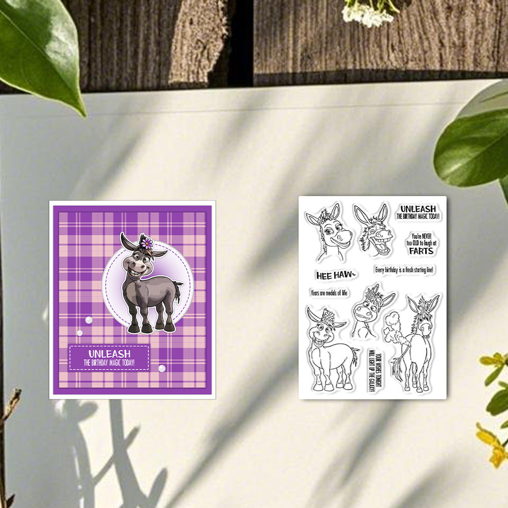 Happy Donkey Dies & Stamps Set