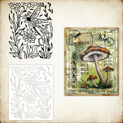 1 PC Decorative DIY Painting Hollow Stencil