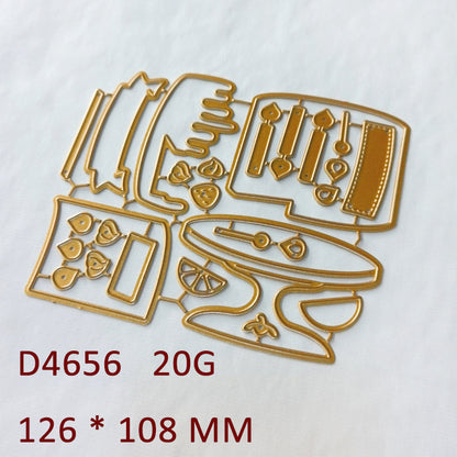 Birthday Cake Metal Cutting Dies