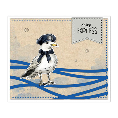 Gentleman Birds Dies & Stamps Set
