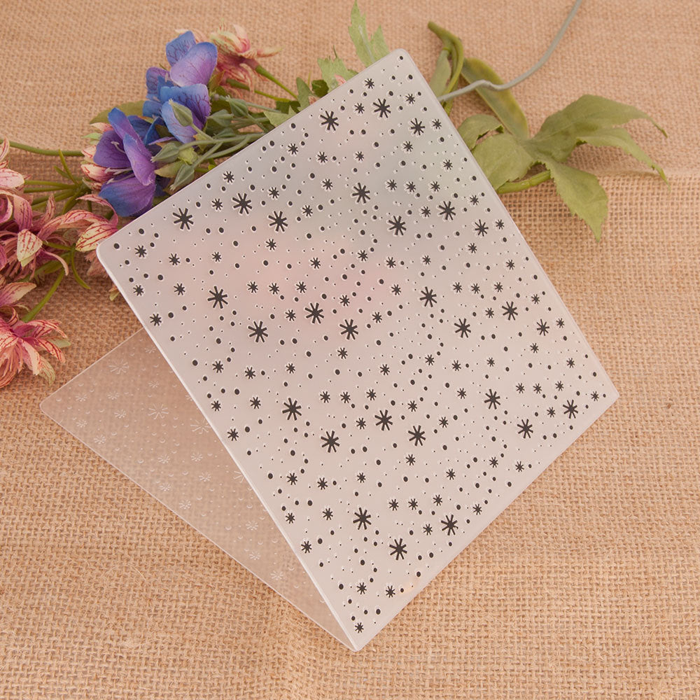 Snowing Pattern Embossing Folder