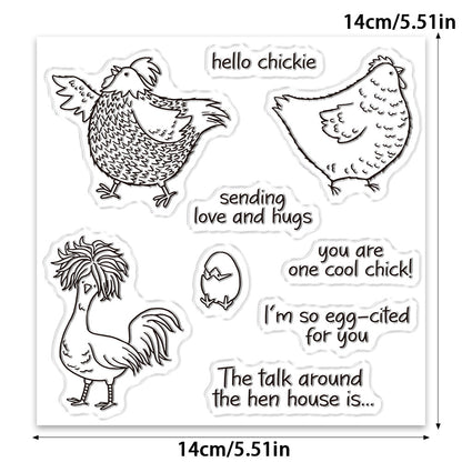 Hello Chickie Dies & Stamps Set