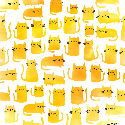 2 PCS Cute Cat Pattern DIY Painting Hollow Stencil