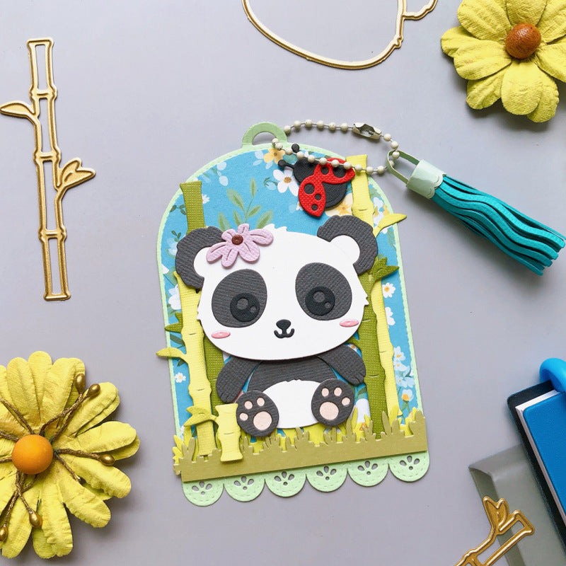 Cute Panda Metal Cutting Dies