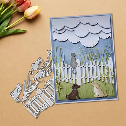 Cat and Dog Fence Metal Cutting Dies