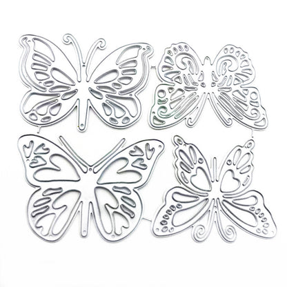 4 Pcs Butterflies Cutting Dies