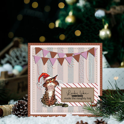 Christmas Cats Dies & Stamps Set
