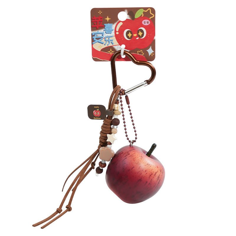 Creative Simulated Apple Keychain