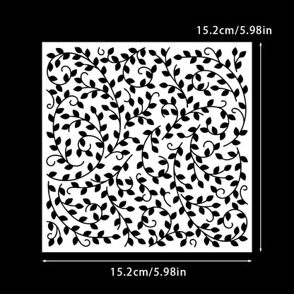 Branch Pattern DIY Painting Hollow Stencil