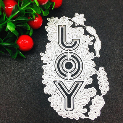 Joy Words Decor Metal Cutting Dies