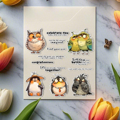 Funny Bird Friendship Dies & Stamps Set