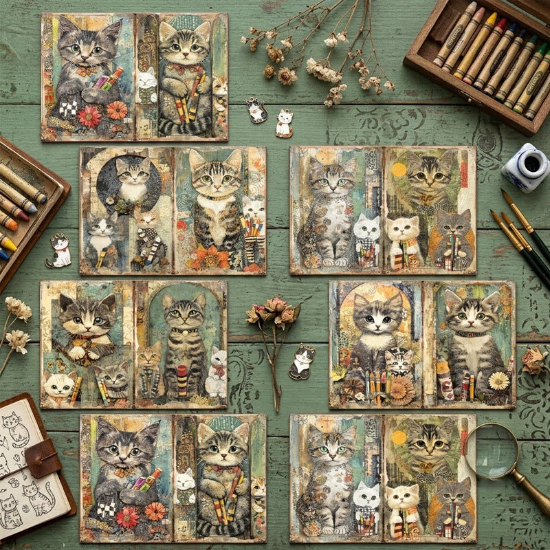A5 Cute Cats Journal Scrapbook Paper
