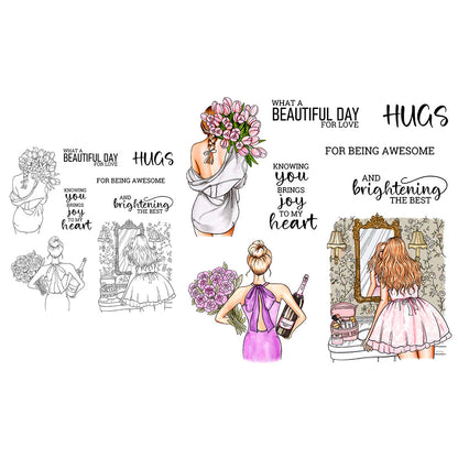Fashion Girls Clear Stamps