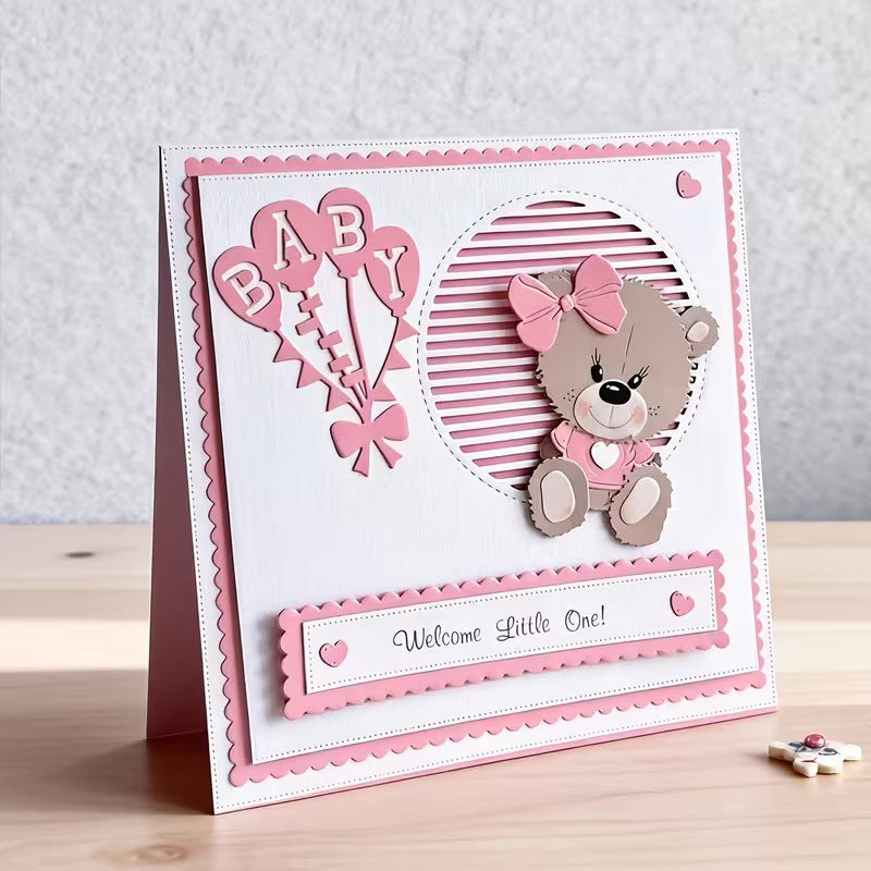 Baby Bear Balloon Metal Cutting Dies