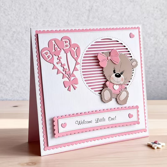 Baby Bear Balloon Metal Cutting Dies