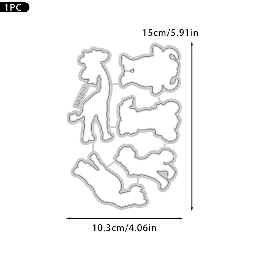 Zebra Giraffe Dies & Stamps Set