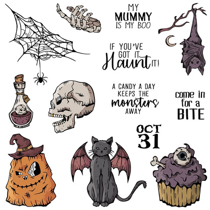 Halloween Series Dies & Stamps Set