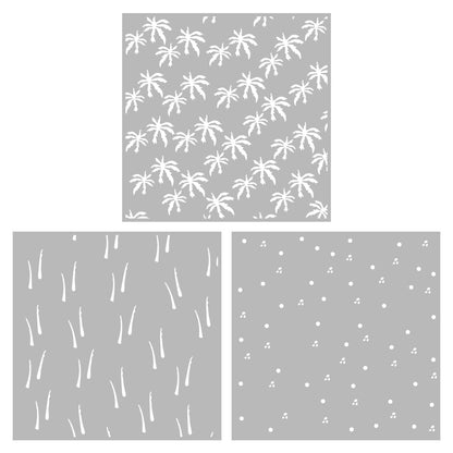 Beach Coconut Trees DIY Painting Hollow Stencil