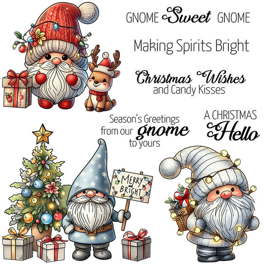 Christmas Gnome Dies & Stamps Set