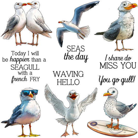 Happy Seagull Dies & Stamps Set