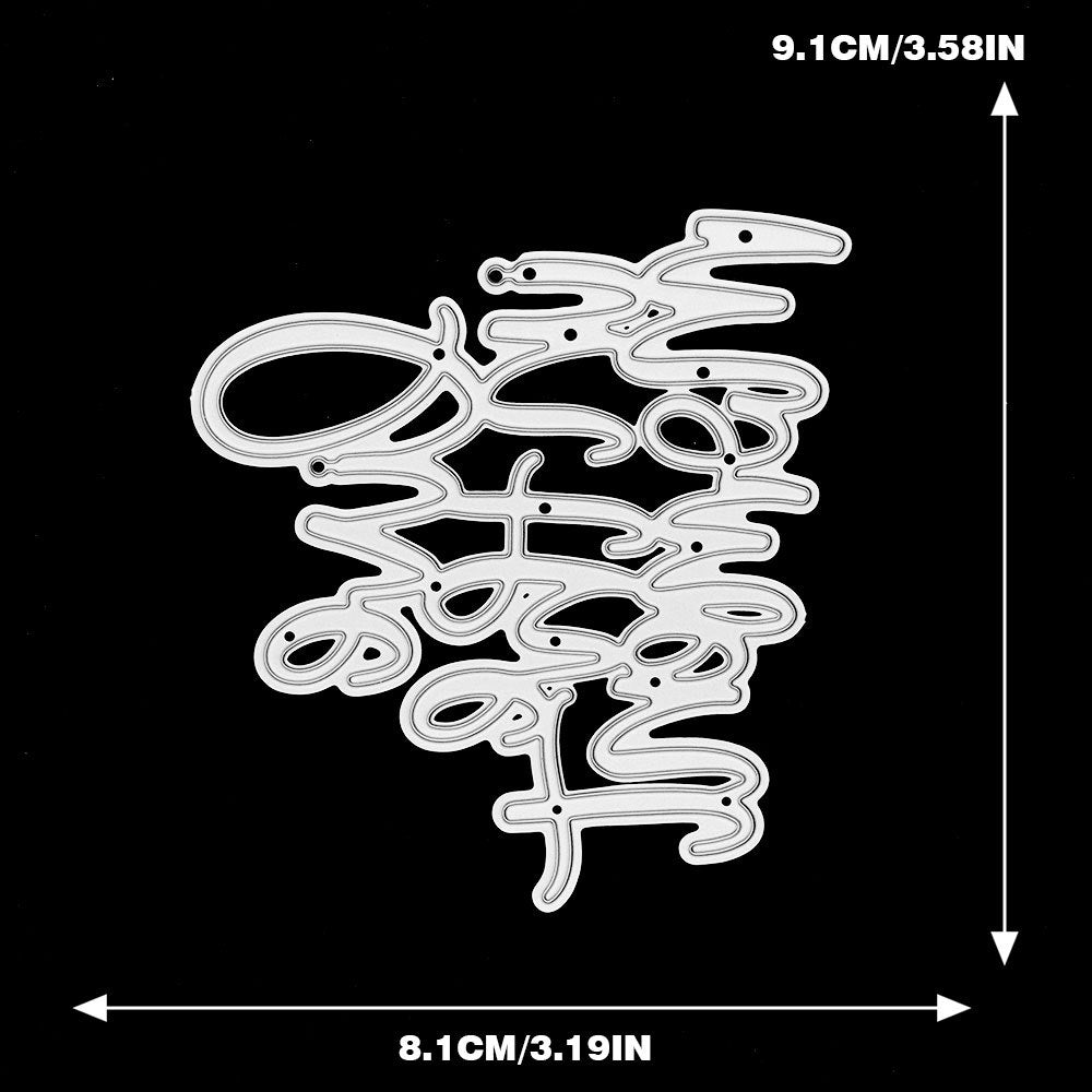 "Live in the Moment" Phrase Metal Cutting Dies