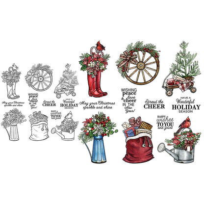 Christmas Decoration Clear Stamps