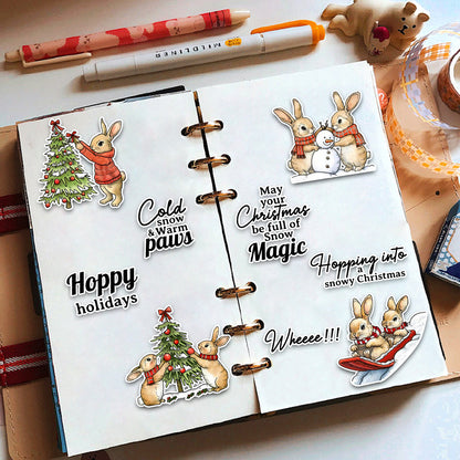Cute Rabbits Dies & Stamps Set