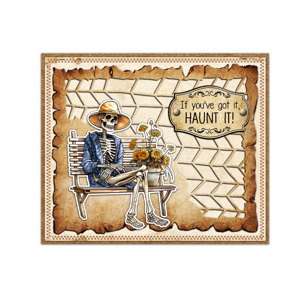 Halloween Skeleton Dies & Stamps Set