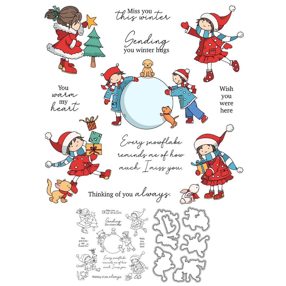 Winter Joy Dies & Stamps Set