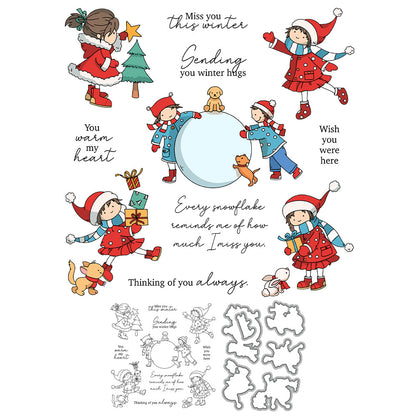 Winter Joy Dies & Stamps Set
